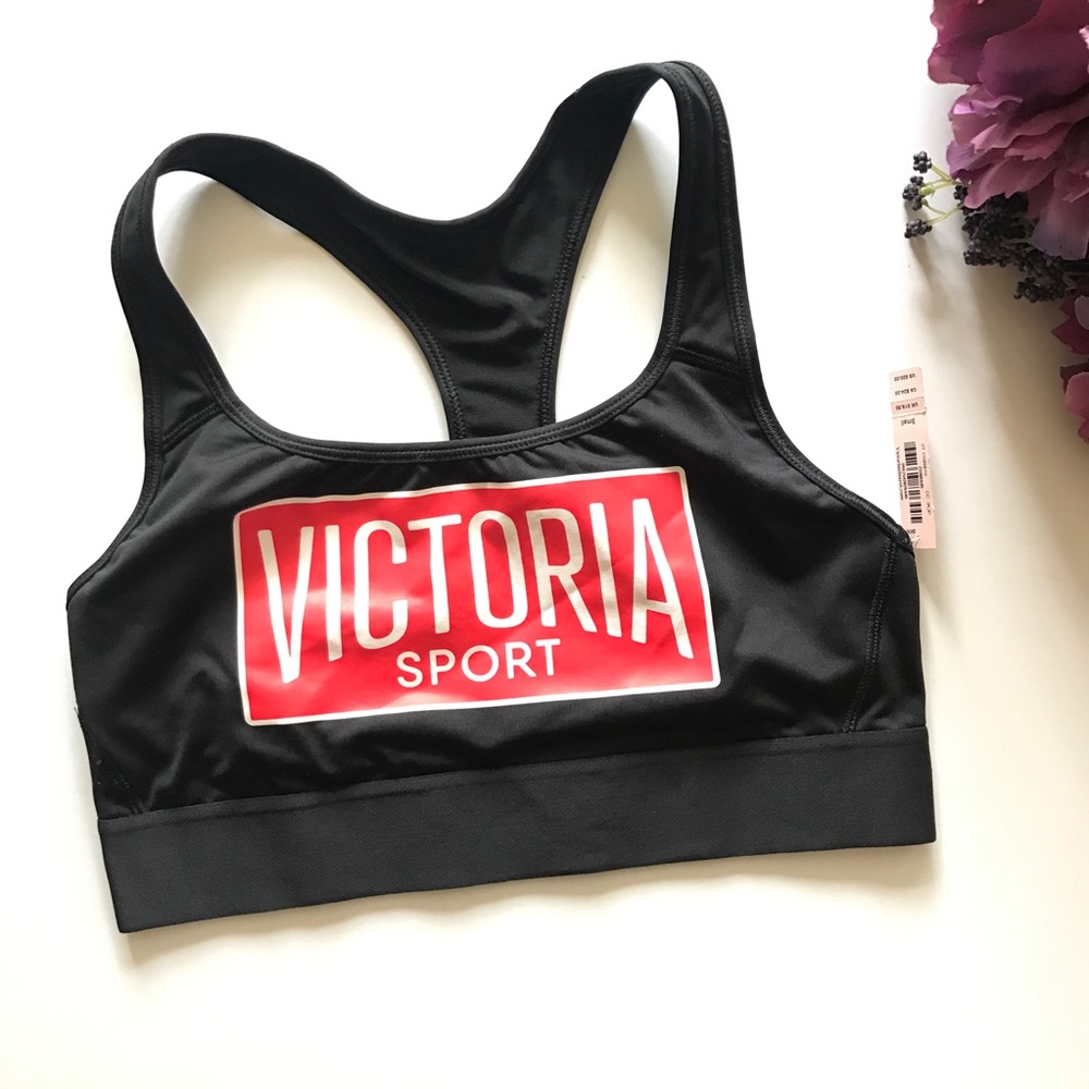 Victoria's Secret "Victoria Sport" black sport bra - Picture 2 of 8